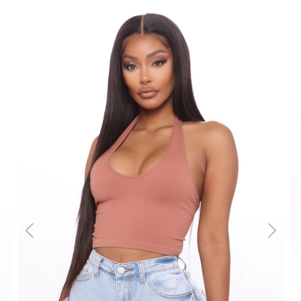 Haley halter crop top